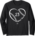 Baseball Heart Number Michael Harris MLBPA Long Sleeve Apparel | Premium Quality