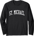St. Michael MN Vintage Athletic Sports JS02 Long Sleeve Apparel | US Best Seller