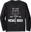 Cat Lovers for Michael Busch Chicago Baseball MLBPA Long Sleeve Apparel | Perfect Gift Idea