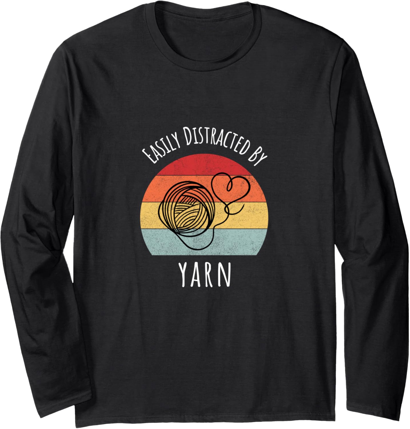 easily distracted by yarn Long Sleeve Yarn Supply | Viral US Pick | Customer Favorite