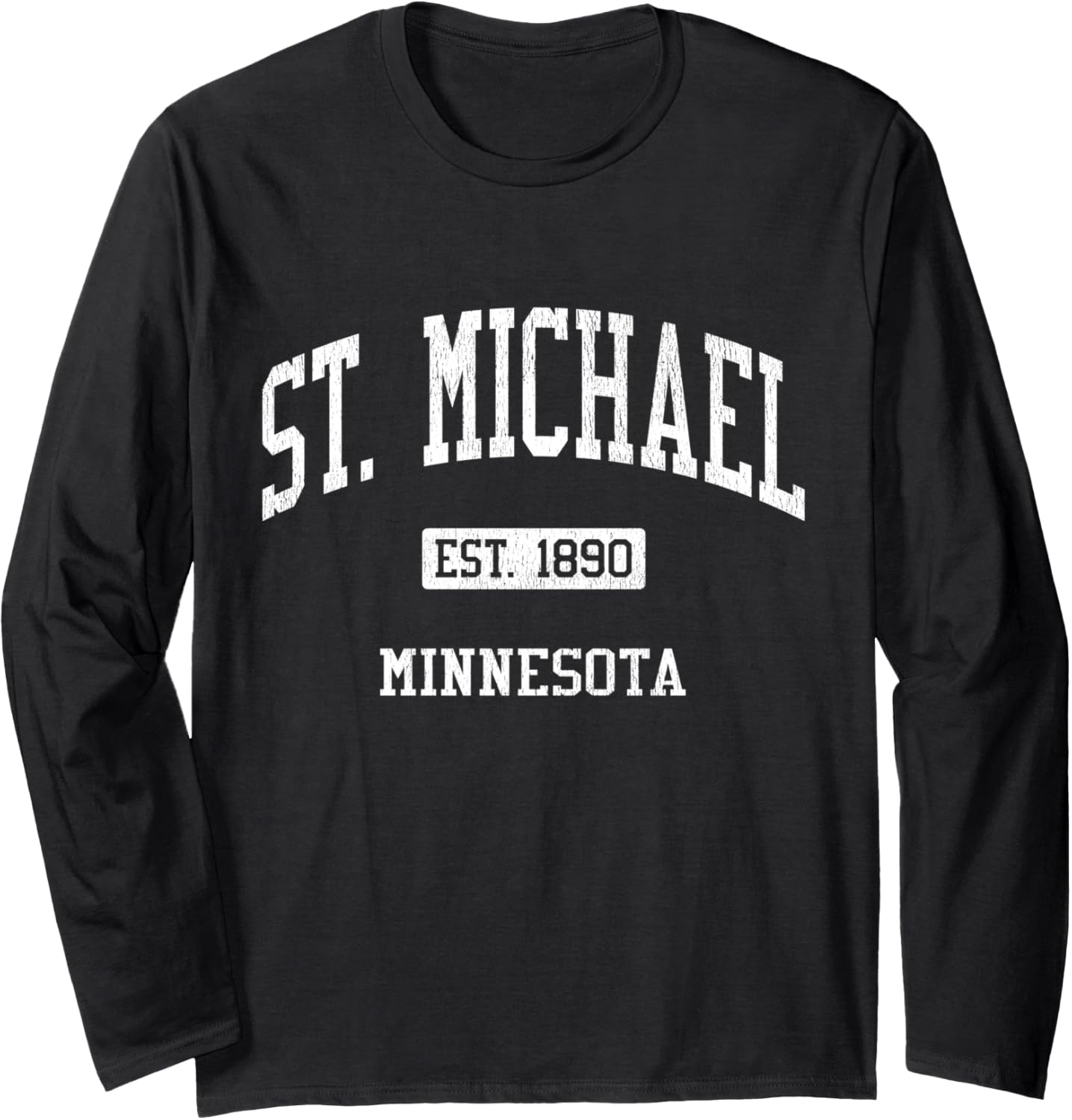 St. Michael Minnesota MN JS04 Vintage Athletic Sports Long Sleeve Apparel | US Best Seller