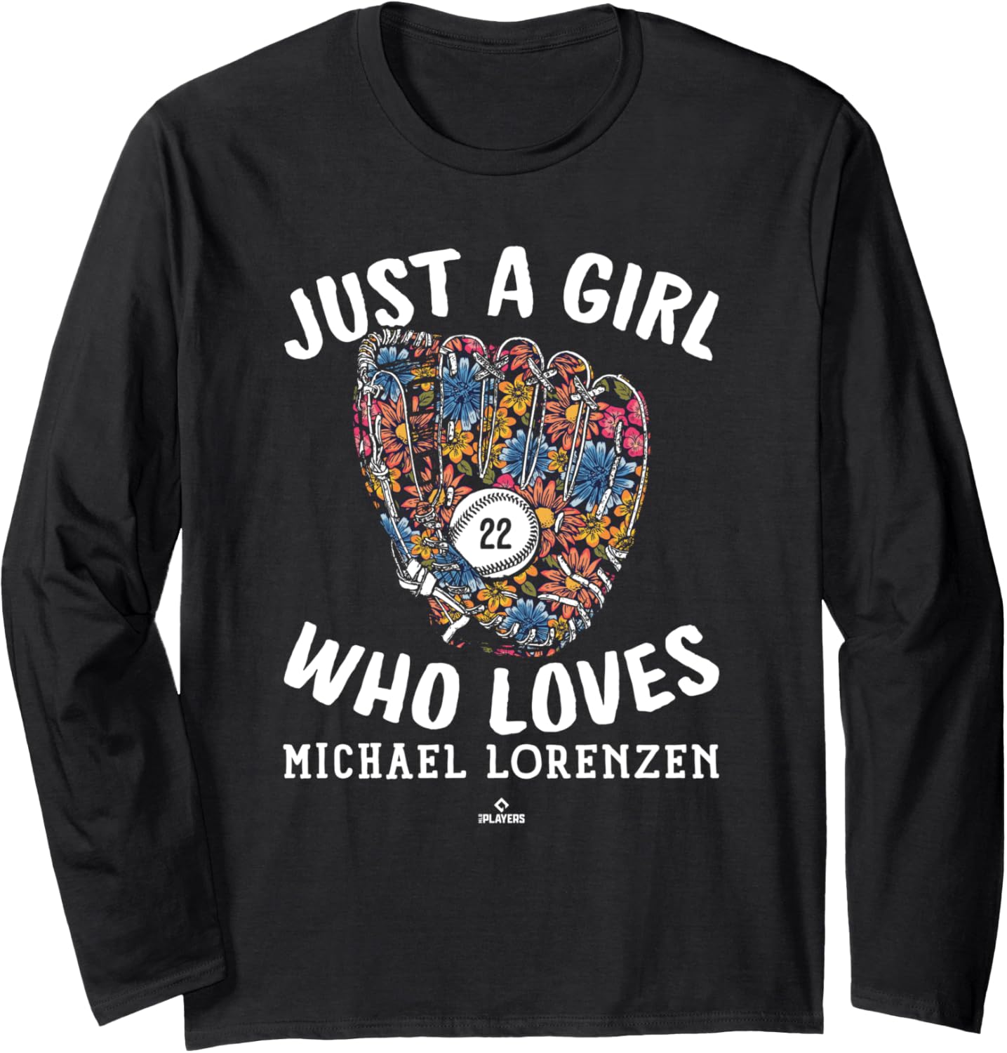 Just A Girl Who Loves Michael Lorenzen Philadelphia MLBPA Long Sleeve Apparel | Trending 2025