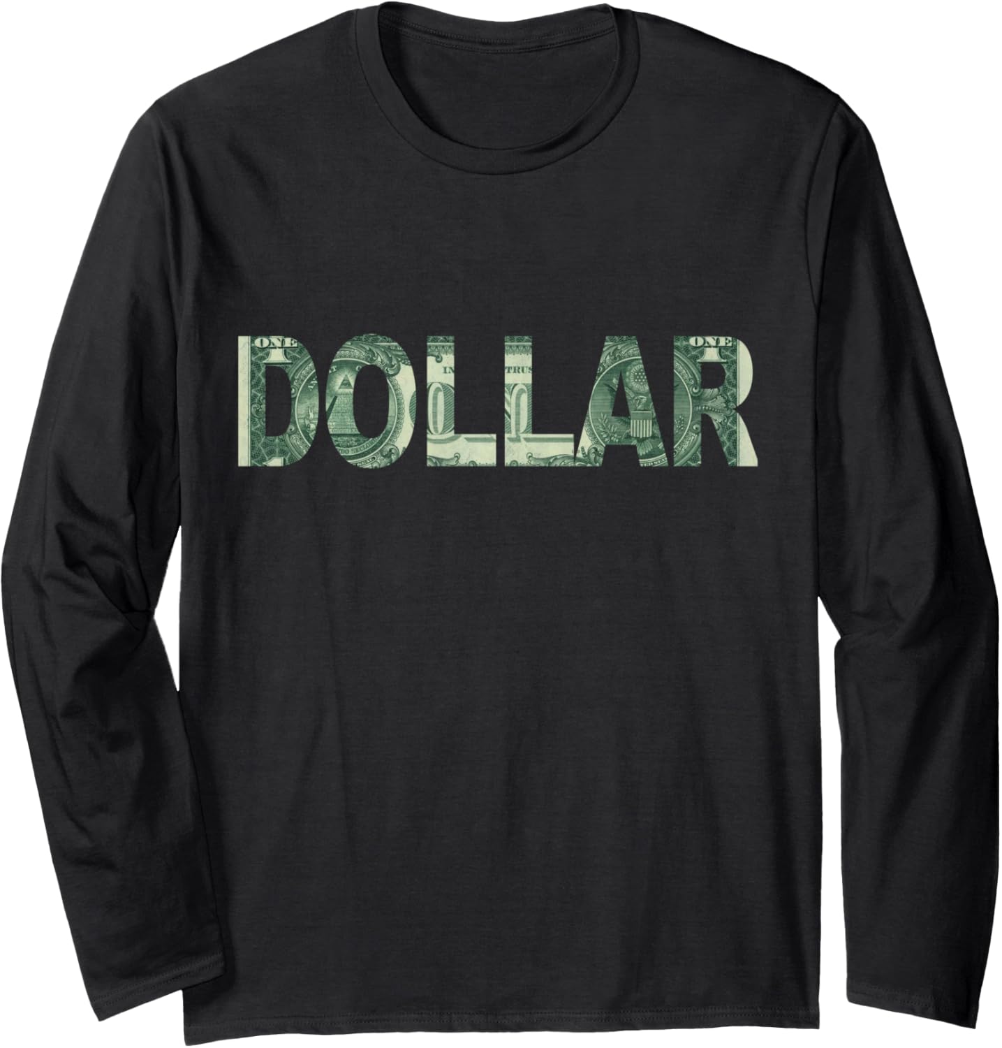 One Dollar - USD Money Maker - Business Long Sleeve Apparel | Best Seller Pick | Aesthetic Fit