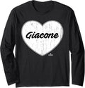Distressed Heart Michael Giacone Prospect Baseball Fan Gear Long Sleeve Apparel | Trending 2025