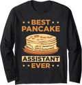 Best Pancake Assistant Ever Pancake Maker Pancake Lover Long Sleeve Apparel | Premium Quality | Must-Have Style