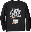 Video Editing Design For Filmmaker - Future Movie Maker Long Sleeve Apparel | Best Seller Pick | Must-Have Style