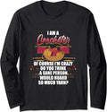 I Am a Crocheter - Funny Yarn Hoarder Design Long Sleeve Yarn Supply | Top Rated | High CTR Title