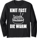 Knit Fast Die Warm Funny Yarn Rebel Quote Long Sleeve Yarn Supply | Premium Quality | Best Seller Choice