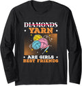 Yarn Are Girls Best Friend Funny Crocheting Yarn Long Sleeve Yarn Supply | High Search Volume | High CTR Title