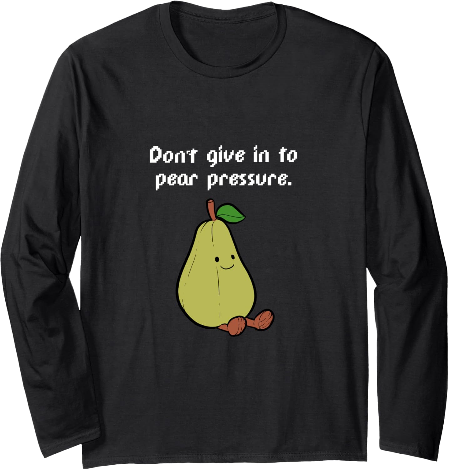 Pear Cute Fruits Pun Maker Long Sleeve Apparel | US Viral Style | Comfort Daily Wear
