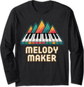 Melody Maker Piano Mountain Artistic Long Sleeve Apparel | Premium Quality | Must-Have Style