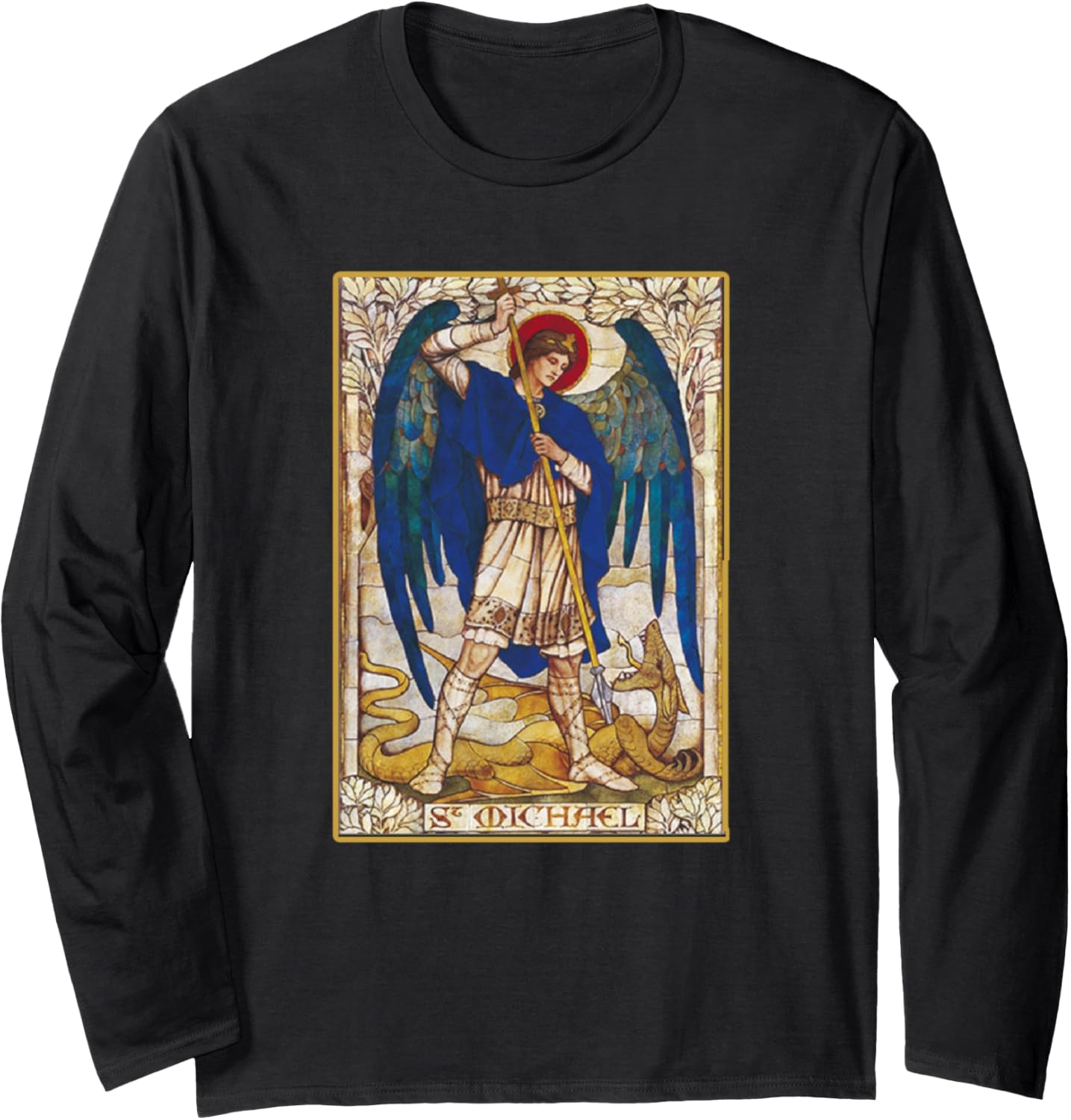 Archangel Michael Saint Long Sleeve Apparel | Viral Streetwear Style