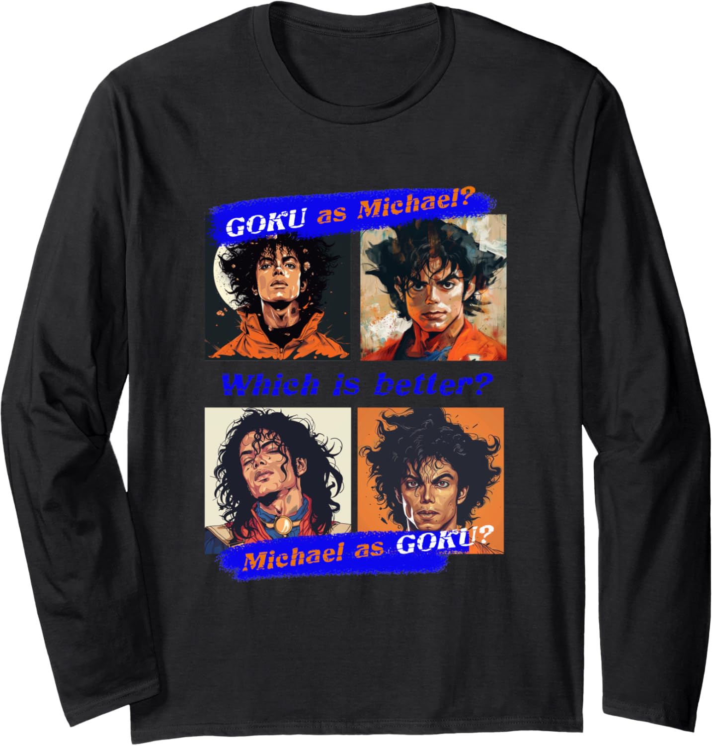Michael Jackson Goku Akira Toriyama 001 Long Sleeve Apparel | Premium Quality