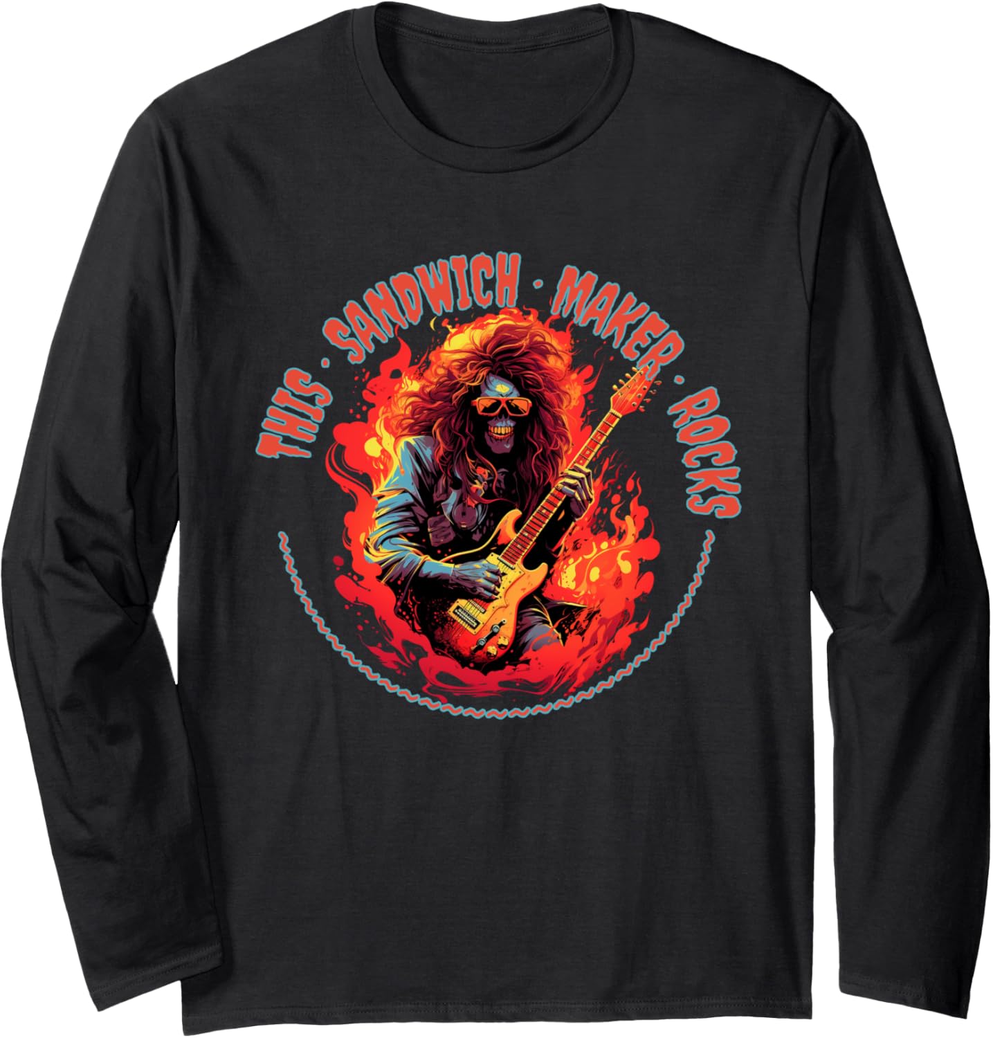 This Sandwich Maker Rocks Funny Musician Long Sleeve Apparel | Trending 2025 | Perfect Gift Idea