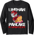 Lineman Pancake maker Football Long Sleeve Apparel | Trending 2025 | Perfect Gift Idea