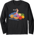 Crochet and Knitting I'm Ok Funny Crocheting Yarn Lover Long Sleeve Yarn Supply | High Search Volume | High CTR Title