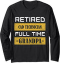 Retired Jewelry Maker Full Time Grandpa Long Sleeve Apparel | Premium Quality | Aesthetic Fit