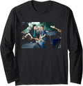 Jackson Browne & Bruce Springstein Live by Michael Grecco Long Sleeve Apparel | Perfect Gift Idea