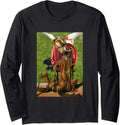 Archangel Michael Painting Miguel Arcangel Saint Michael Long Sleeve Apparel | Premium Quality