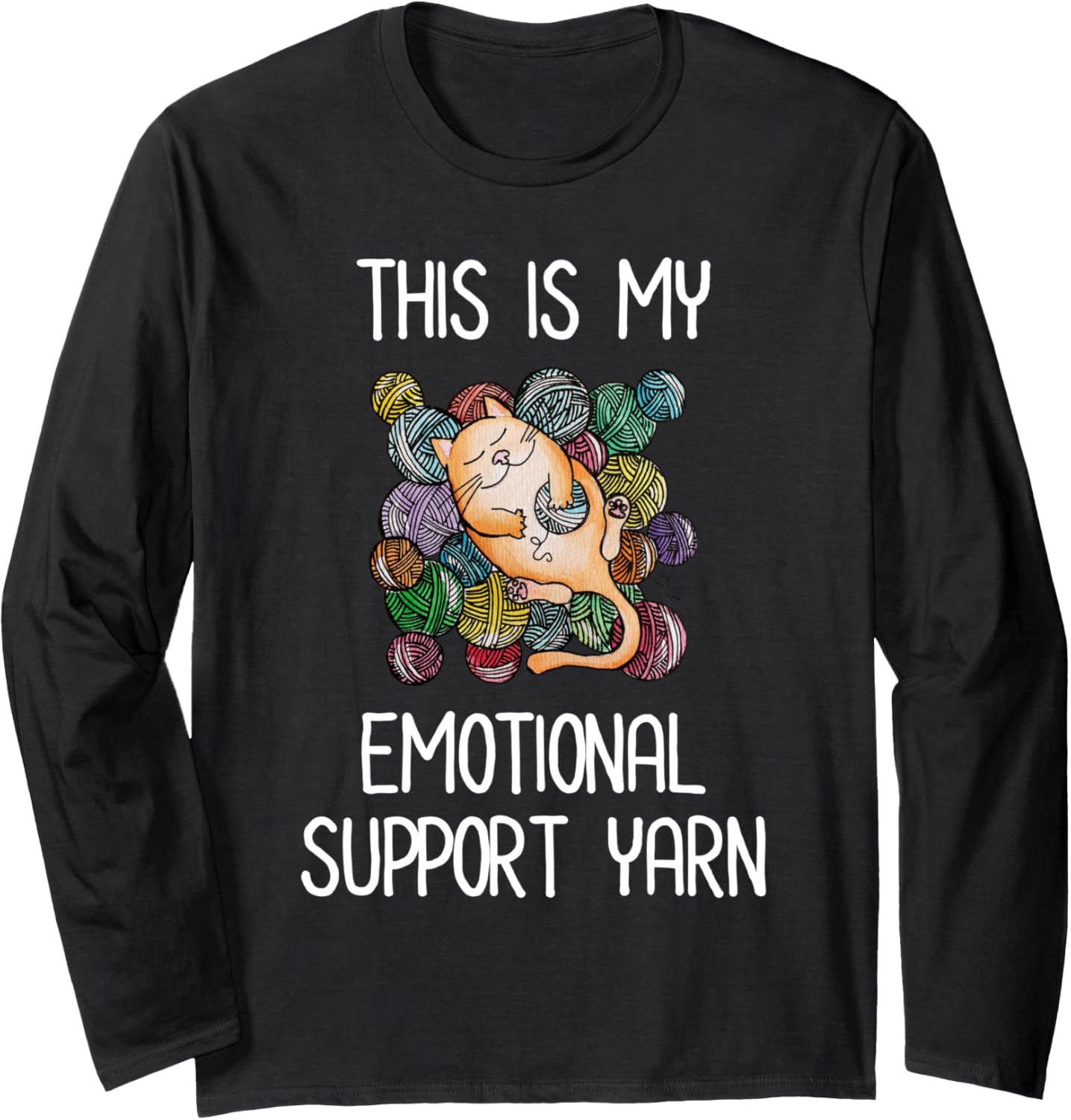This is My Emotional Support Yarn Long Sleeve Yarn Supply | Trending 2025 | High CTR Title