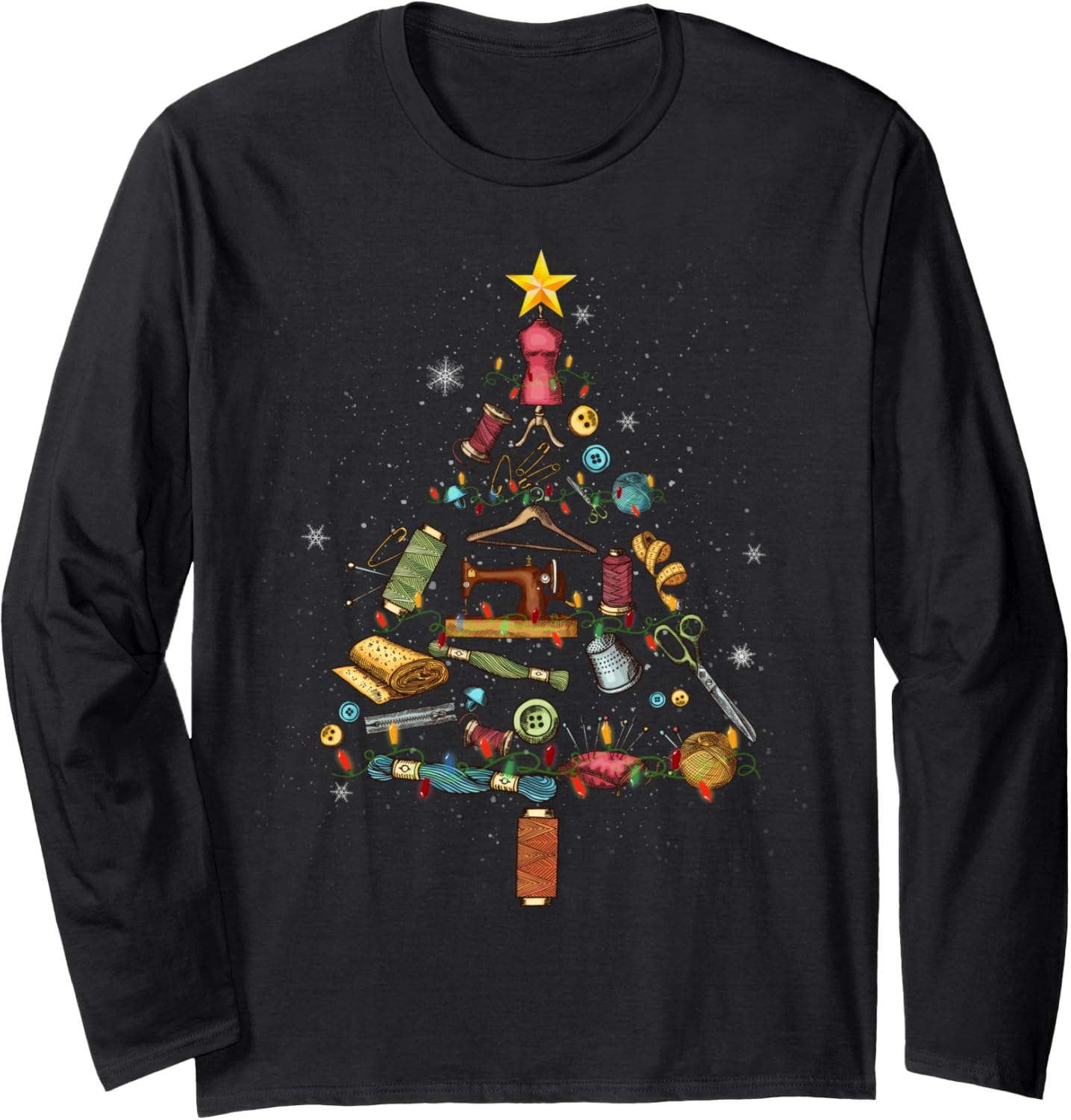 Merry Christmas Sewing Yarn Quilting Christmas Tree Clothing Long Sleeve Yarn Supply | High Search Volume | High CTR ...
