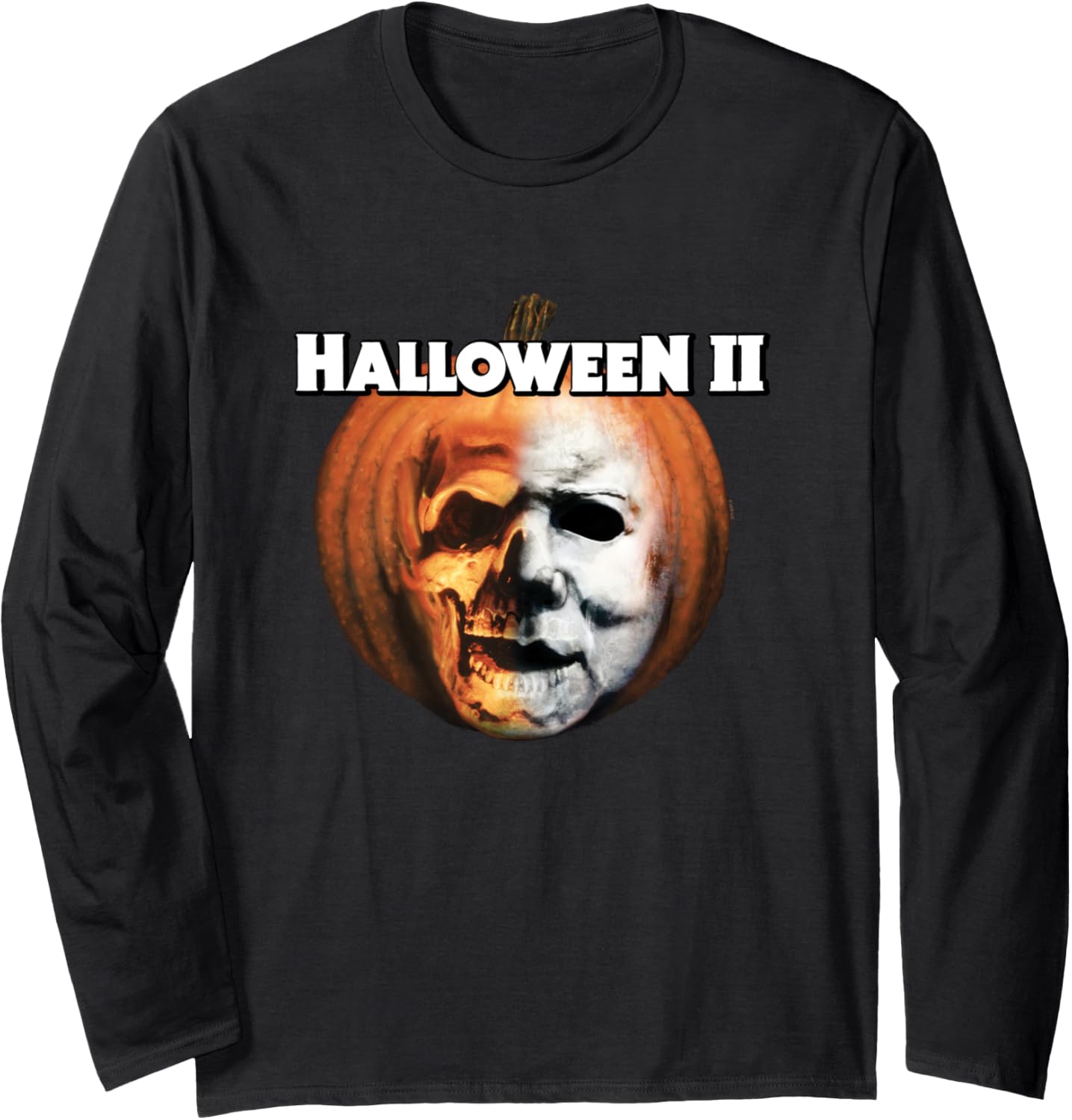Halloween II Michael Myers Pumpkin Long Sleeve Apparel | US Best Seller