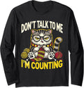 Don't Talk to Me I'm Counting Knitting Yarn Funny Cat Long Sleeve Yarn Supply | Top Rated | High CTR Title