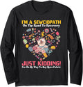 Oh Yes I u2019m A Sewciopath A Funny And Cute Brown Cat with Yarn Long Sleeve Yarn Supply | High Search Volume | Best...
