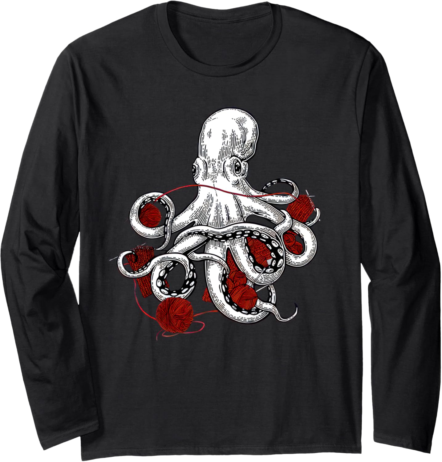 Yarn vogue yarn craftopus funny octopus yarn lover Long Sleeve Yarn Supply | Premium Quality | Perfect for Crafters