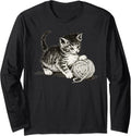Vintage Kitten and Yarn Long Sleeve Yarn Supply | Premium Quality | High CTR Title