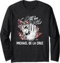 Just a Girl Who Loves Michael De La Cruz Prospect Baseball Long Sleeve Apparel | Everyday Casual Wear