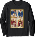 Archangels Gabriel Michael Uriel Raphael Long Sleeve Apparel | Premium Quality