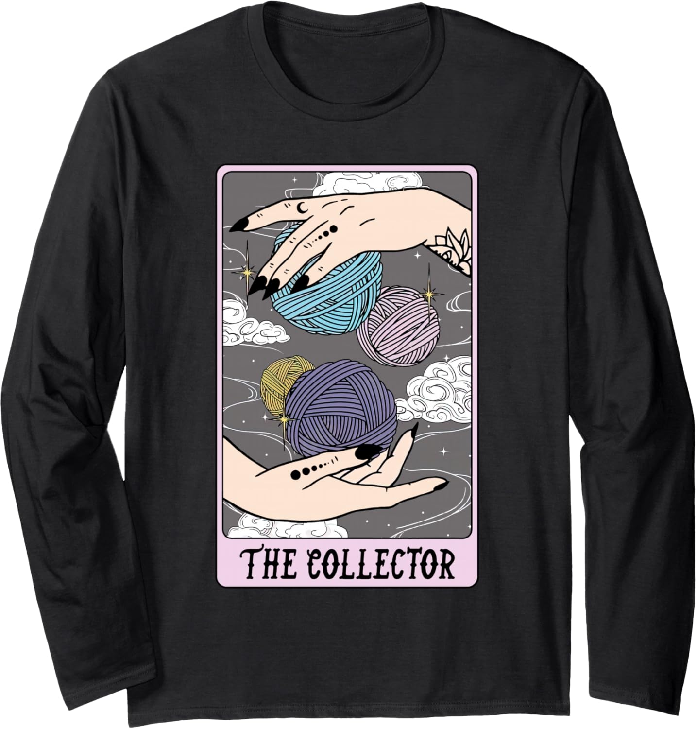 The Collector Crochet Tarot Card Knitter Knitting Yarn Lover Long Sleeve Yarn Supply | Top Rated | High CTR Title