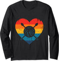Love Yarn Knitting Crochet Heart Retro Colors Yarn Knitter Long Sleeve Yarn Supply | Top Rated | Perfect for Crafters