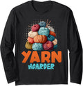 Yarn Collection YARN HOARDER Funny Yarn Collector Long Sleeve Yarn Supply | Trending 2025 | Best Seller Choice