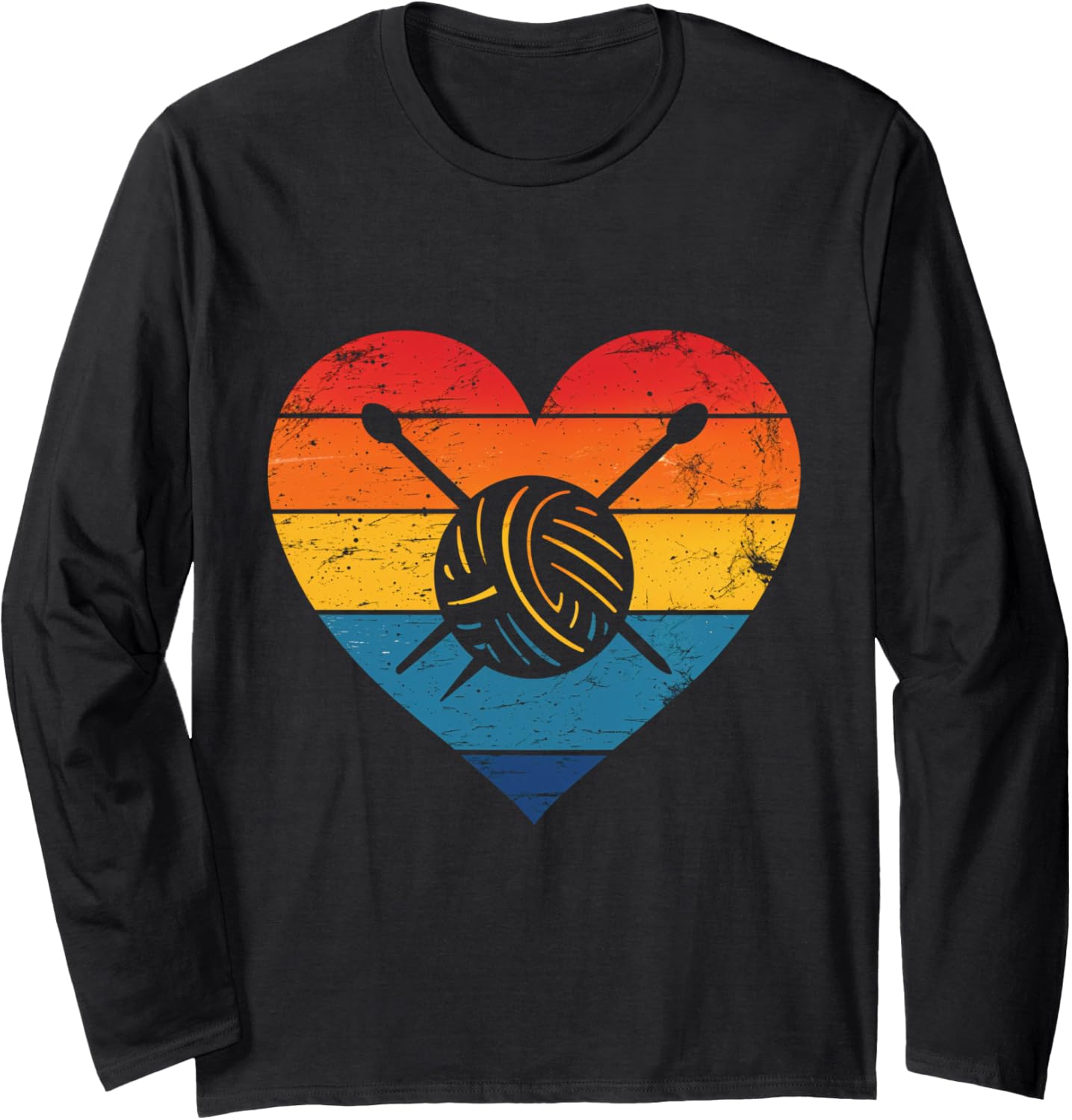 Love Knitting Yarn Heart Crocheter Knitter Wool Long Sleeve Yarn Supply | Premium Quality | Perfect for Crafters