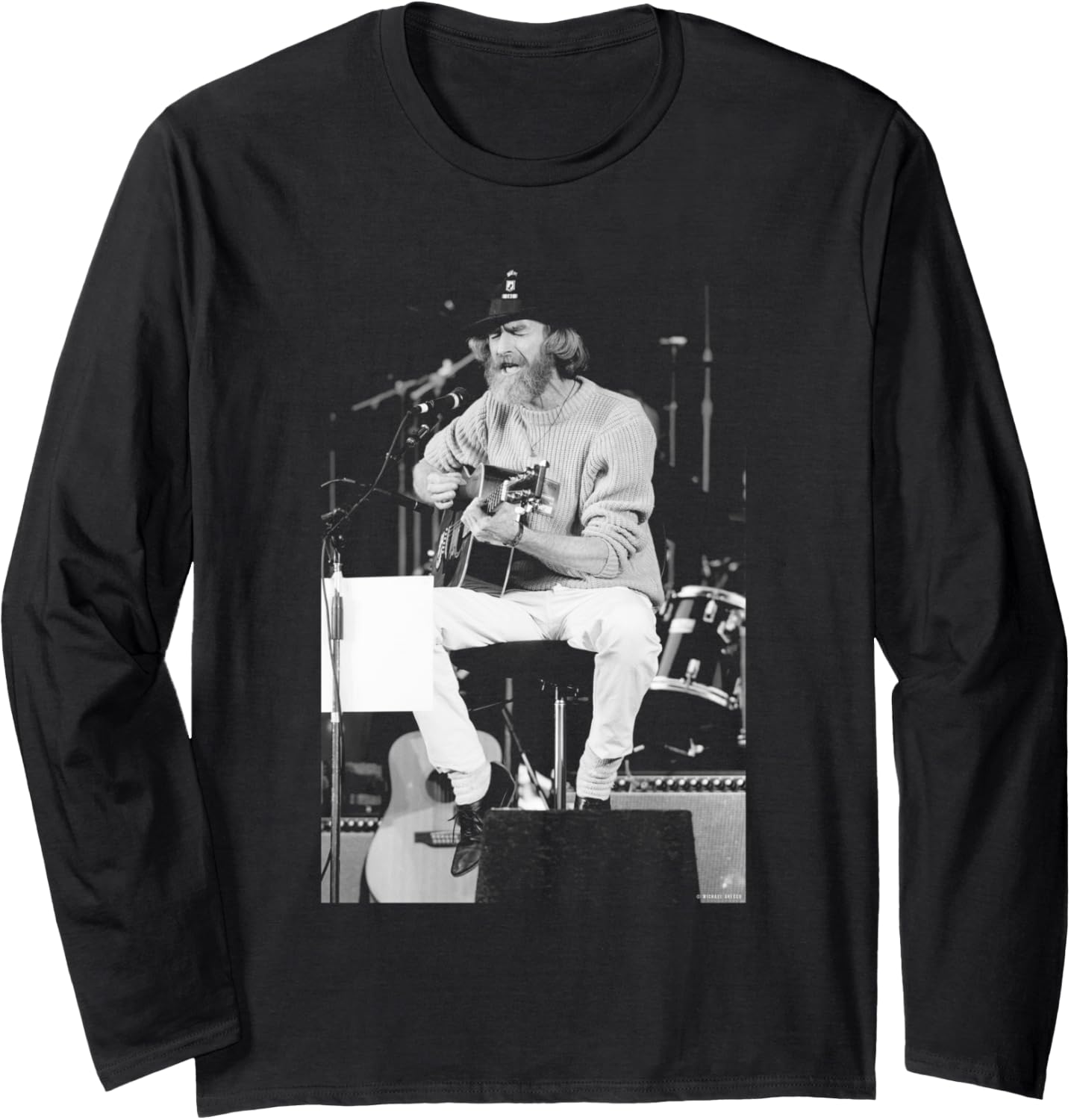 Doobie Brothers Live Reunion Tour by Michael Grecco Long Sleeve Apparel | US Best Seller