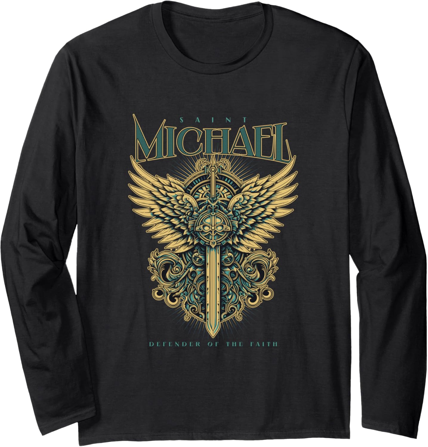 Saint Michael Long Sleeve Apparel | US Best Seller