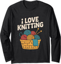 I Love Knitting Yarn Basket Needles Long Sleeve Yarn Supply | High Search Volume | High CTR Title