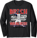 Busch Whacked! Michael Busch Chicago MLBPA Long Sleeve Apparel | Everyday Casual Wear