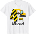 Kids Boys Construction 4th Birthday Michael 4 Years Old Party Apparel | US Best Seller