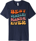 Best Jewelry Maker Ever, Retro Groovy Jewelry Maker Squad Premium Apparel | Trending 2025 | Must-Have Style
