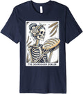 Sourdough Bread Skeleton Tarot Card Homemaker Baking Art Premium Apparel | High Search Volume | Comfort Daily Wear