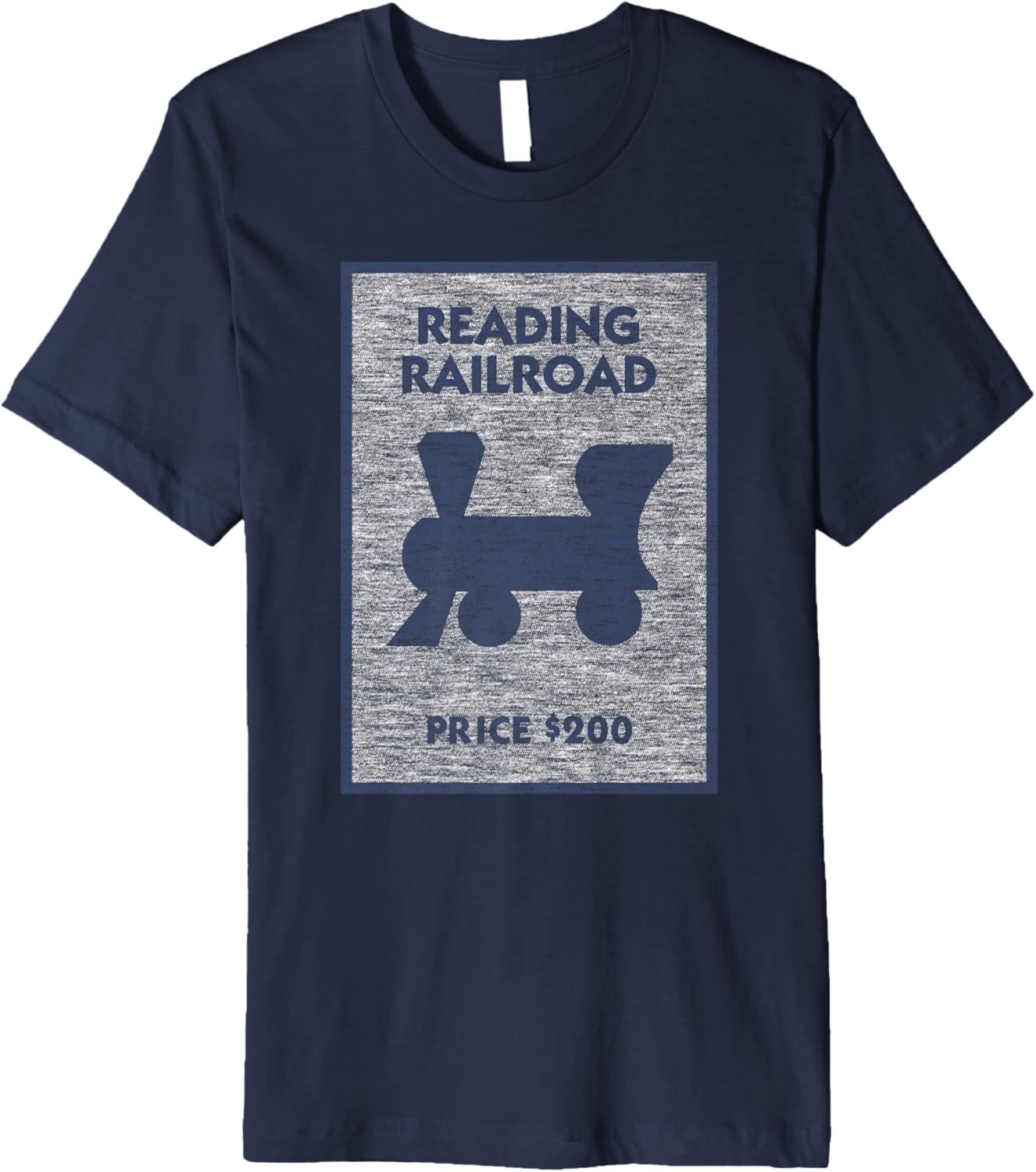 Monopoly Reading Railroad Vintage Place Icon Logo Premium Apparel | Top Conversion Title | High CTR Boost