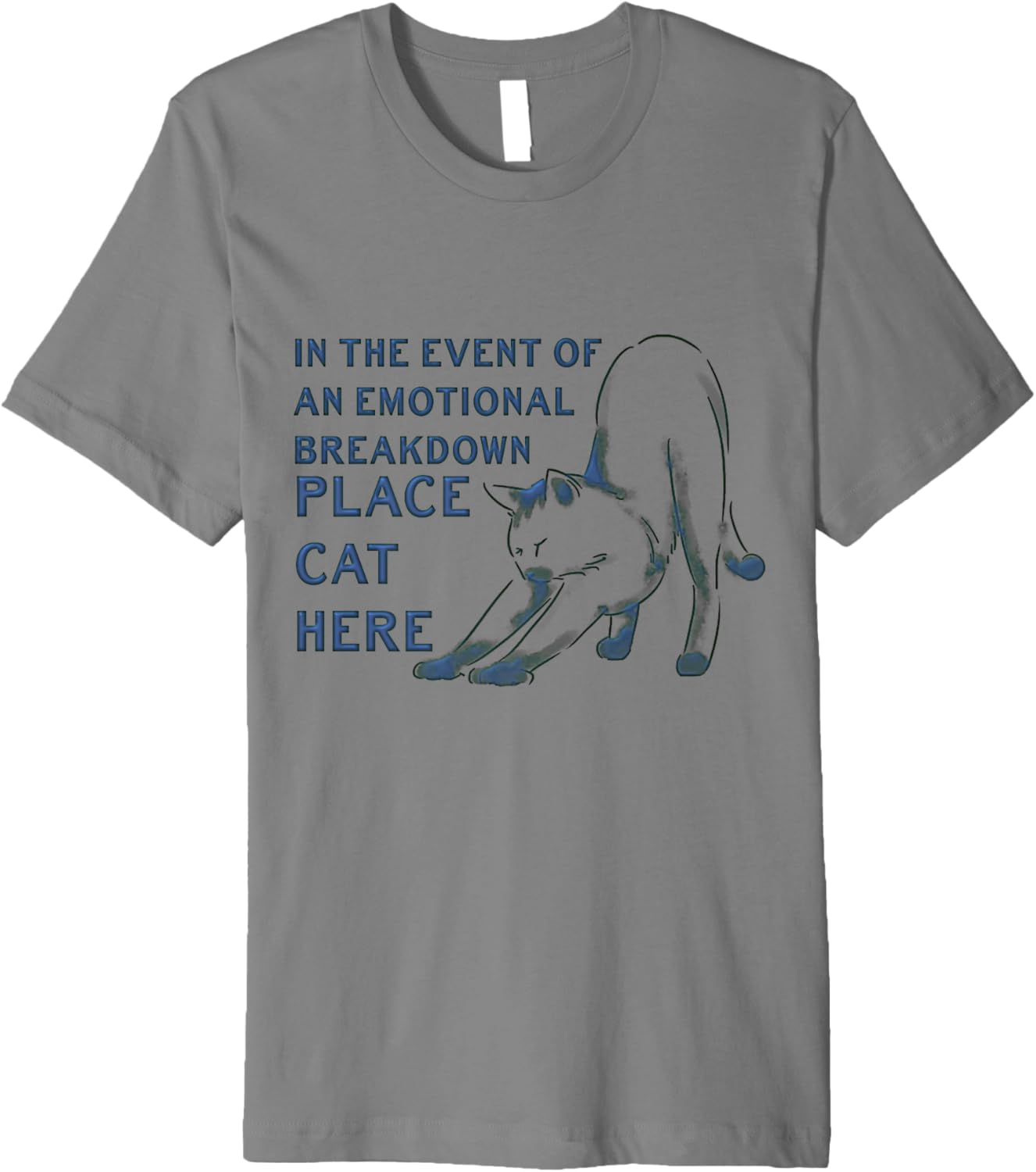 In the Event of an Emotional Breakdown Place Cat Here Kitten Premium Apparel | Trending 2025 | Top Rated Comfort