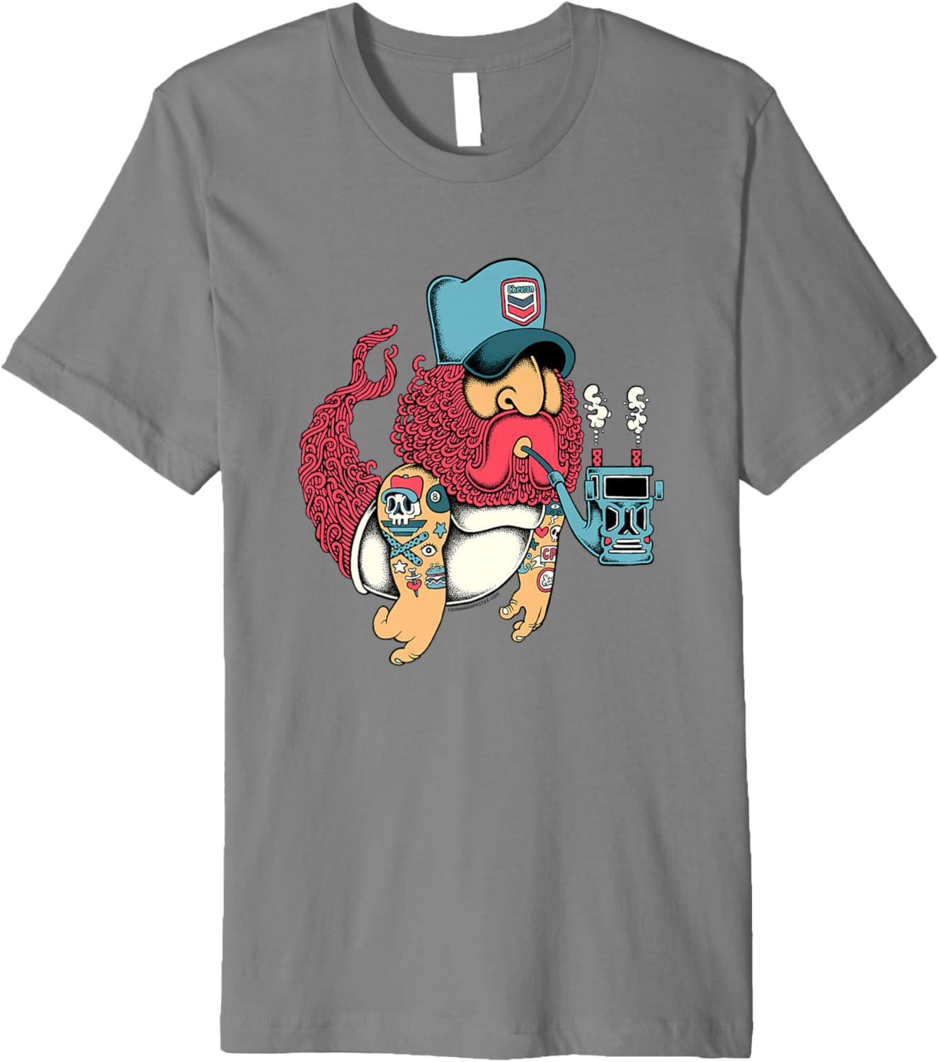 Threadless Michael Jakobsen Trucker Mermaid Graphic Premium Apparel | Trending 2025