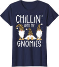 Chillin With My Gnomies Leopard Print Cute Gnpmes in Cheetah Apparel Comfort Fit Everyday Wear