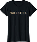 Awesome Valentina First Name Leopard Cheetah Print Apparel Viral TikTok Find Best Seller Look