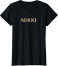 Awesome Nikki First Name Leopard Cheetah Print Apparel High Search Demand US Top Pick
