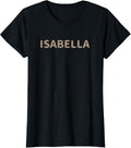 Awesome Isabella First Name Leopard Cheetah Print Apparel Trending US Hot Right Now